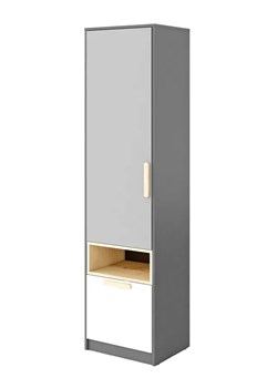 Nowoczesny regal z drzwiczkami G2-T75 ze sklepu Edinos.pl w kategorii Regały i witryny - zdjęcie 178013404