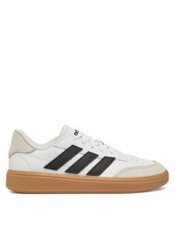 adidas Sneakersy Courtblock JH8563 Biały ze sklepu MODIVO w kategorii Buty sportowe dziecięce - zdjęcie 178017802