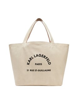 KARL LAGERFELD Torebka A1W50006 Beżowy ze sklepu MODIVO w kategorii Torby Shopper bag - zdjęcie 178018761