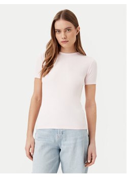 Calvin Klein Top K20K208247 Różowy Slim Fit ze sklepu MODIVO w kategorii Bluzki damskie - zdjęcie 178020653