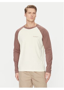 Jack&Jones Longsleeve Boston 12272977 Brązowy Relaxed Fit ze sklepu MODIVO w kategorii T-shirty męskie - zdjęcie 178023384