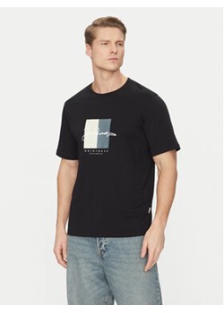 Jack&Jones T-Shirt Frederiksberg 12278266 Czarny Regular Fit ze sklepu MODIVO w kategorii T-shirty męskie - zdjęcie 178025051