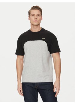 Lacoste T-Shirt TH9551 Szary Classic Fit ze sklepu MODIVO w kategorii T-shirty męskie - zdjęcie 178025331