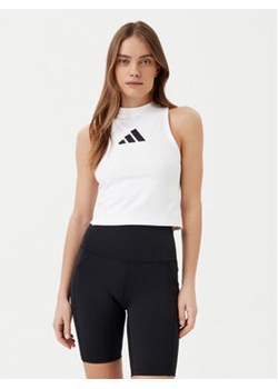 adidas Top Z.N.E. JX4316 Biały Slim Fit ze sklepu MODIVO w kategorii Bluzki damskie - zdjęcie 178025864