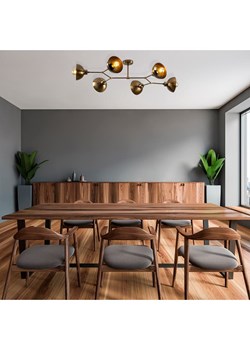 Opviq Lampa sufitowa &quot;Dram&quot; w kolorze złotym - 102 x 52 cm ze sklepu Limango Polska w kategorii Oświetlenie - zdjęcie 178029834