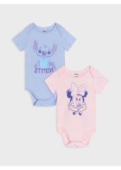 Sinsay - Body 2 pack Disney - różowy ze sklepu Sinsay w kategorii Odzież dla niemowląt - zdjęcie 178032333