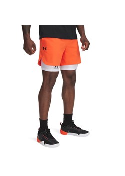Męskie spodenki treningowe Under Armour UA Vanish Elite Short - pomarańczowe ze sklepu Sportstylestory.com w kategorii Spodenki męskie - zdjęcie 178032853