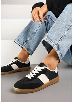 Czarne Sneakersy Tenisówki w Kultowym Stylu Neolithaen ze sklepu renee.pl w kategorii Buty sportowe damskie - zdjęcie 178033280