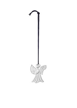 Rosendahl Dekoracyjna zawieszka &quot;Harpeengel&quot; w kolorze srebrnym - wys. 7 cm ze sklepu Limango Polska w kategorii Dekoracje bożonarodzeniowe - zdjęcie 178034751