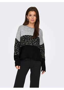 ONLY Sweter w kolorze czarno-szarym ze sklepu Limango Polska w kategorii Swetry damskie - zdjęcie 178035321