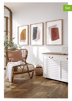 ABERTO DESIGN Druki artystyczne (3 szt.) w ramce - 33 x 48 cm ze sklepu Limango Polska w kategorii Obrazy - zdjęcie 178035803