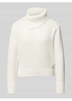 Sweter z dzianiny ze stójką ze sklepu Peek&Cloppenburg  w kategorii Swetry damskie - zdjęcie 178039622