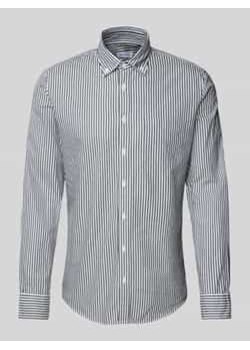 Koszula biznesowa o kroju casual slim fit z kołnierzykiem typu button down ze sklepu Peek&Cloppenburg  w kategorii Koszule męskie - zdjęcie 178040121