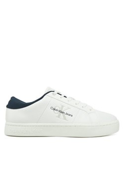 Calvin Klein Jeans Sneakersy Classic Cupsole Low Ml Lth YM0YM00864 Biały ze sklepu MODIVO w kategorii Buty sportowe męskie - zdjęcie 178042210