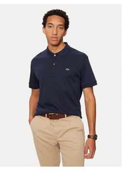 Lacoste Polo DH2050 Granatowy Regular Fit ze sklepu MODIVO w kategorii T-shirty męskie - zdjęcie 178042224