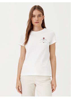 Vero Moda T-Shirt Viva 10322077 Biały Regular Fit ze sklepu MODIVO w kategorii Bluzki damskie - zdjęcie 178045003