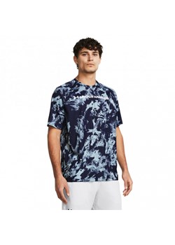 Męska koszulka treningowa Under Armour UA Tech Abc Camo Ss - granatowa ze sklepu Sportstylestory.com w kategorii T-shirty męskie - zdjęcie 178048791
