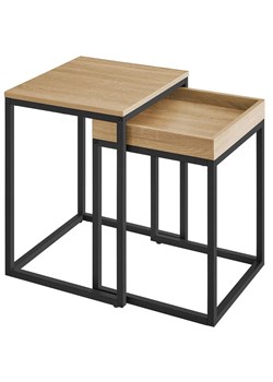 Stolik Kawowy Nowoczesny 2W1 Dąb Sonoma L9-W68 ze sklepu Edinos.pl w kategorii Stoliki kawowe - zdjęcie 178050183