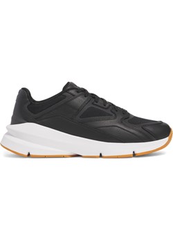 Sneakersy uniseks Under Armour UA Forge 96 Leather Reissue - czarne ze sklepu Sportstylestory.com w kategorii Buty sportowe męskie - zdjęcie 178052154