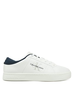 Sneakersy Calvin Klein Jeans Classic Cupsole Low Ml Lth YM0YM00864 Biały ze sklepu eobuwie.pl w kategorii Buty sportowe męskie - zdjęcie 178054320