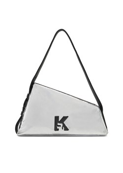 Torebka Karl Lagerfeld Jeans A1W30333 Srebrny ze sklepu eobuwie.pl w kategorii Torebki damskie - zdjęcie 178054454