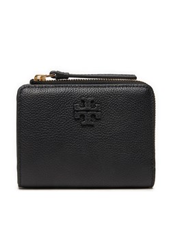 Mały Portfel Damski Tory Burch Mcrgraw Bi-Fold Wallet 158904 Czarny ze sklepu eobuwie.pl w kategorii Portfele damskie - zdjęcie 178054583