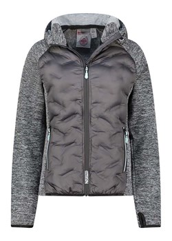Geographical Norway Kurtka polarowa &quot;Tagada&quot; w kolorze czarno-szarym ze sklepu Limango Polska w kategorii Bluzy damskie - zdjęcie 178055374