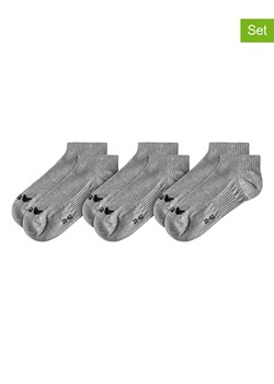 erima Skarpety-stopki (3 pary) w kolorze szarym ze sklepu Limango Polska w kategorii Skarpetki męskie - zdjęcie 178056200