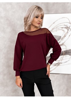 bluzka milla bordowa one size ze sklepu UBRA w kategorii Bluzki damskie - zdjęcie 178059511