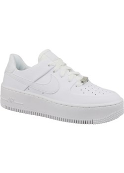 Buty Nike Air Force 1 Sage Low AR5339-100 skórzane białe ze sklepu ButyModne.pl w kategorii Buty sportowe damskie - zdjęcie 178059880