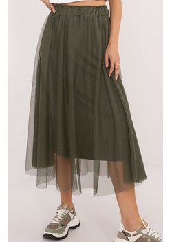 Tiulowa spódnica z podszewką khaki DHJ-SD-19568.13X, Kolor khaki, Rozmiar uniwersalny, ITALY MODA ze sklepu Primodo w kategorii Spódnice - zdjęcie 178061312