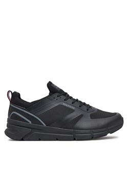 Sneakersy Tommy Hilfiger Modern Comfort Run Mix FM0FM05471 Czarny ze sklepu eobuwie.pl w kategorii Buty sportowe męskie - zdjęcie 178062233