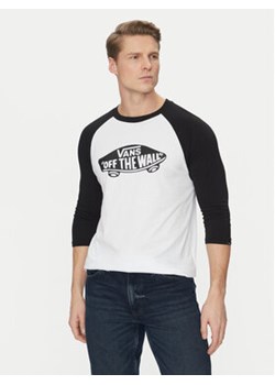 Vans Longsleeve Raglan Athletic VN000XXMYB21 Biały Slim Fit ze sklepu MODIVO w kategorii T-shirty męskie - zdjęcie 178063221