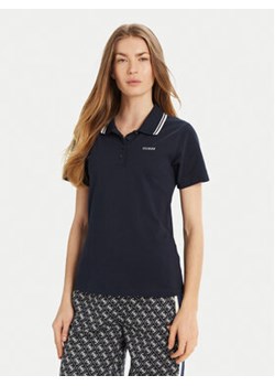 Guess Polo V5GP06 KCOK1 Granatowy Slim Fit ze sklepu MODIVO w kategorii Bluzki damskie - zdjęcie 178064541