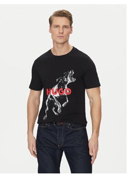 Hugo T-Shirt Deyladec 50530607 Czarny Oversize ze sklepu MODIVO w kategorii T-shirty męskie - zdjęcie 178064783