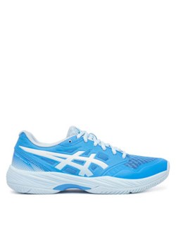 Asics Buty halowe Gel-Court Hunter 3 1072A090 Niebieski ze sklepu MODIVO w kategorii Buty sportowe damskie - zdjęcie 178065254