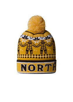 Czapka The North Face Ski Tuke Beanie 0A7WJ89IO1 - żółta ze sklepu streetstyle24.pl w kategorii Czapki dziecięce - zdjęcie 178066822