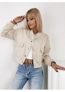 bluza salem beżowa one size ze sklepu UBRA w kategorii Bluzy damskie - zdjęcie 178075893