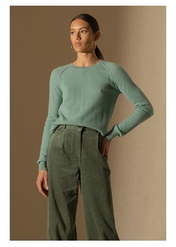 Perfect Cashmere Kaszmirowy sweter "Wilma" w kolorze zielonym - id: 16229467 - marki Perfect Cashmere - 178078582 Perfect Cashmere Kaszmirowy sweter "Wilma" w kolorze zielonym ze sklepu Limango Polska w kategorii Swetry damskie - zdjęcie 178078582