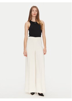 TWINSET Spodnie palazzo 251TP2102 Écru Wide Leg ze sklepu MODIVO w kategorii Spodnie damskie - zdjęcie 178079524