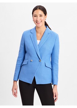 BOSS Marynarka damska - Jatawa2 Kobiety Sztuczne włókno jasnoniebieski jednolity ze sklepu vangraaf w kategorii Marynarki damskie - zdjęcie 178081162