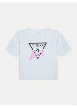 Guess T-Shirt J5GI10 K6YW4 Niebieski Regular Fit ze sklepu MODIVO w kategorii Bluzki dziewczęce - zdjęcie 178082433