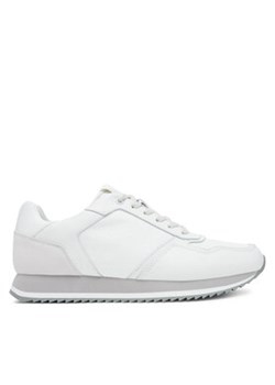 Calvin Klein Sneakersy Low Top Lace Up Lth Mono HM0HM01807 Szary ze sklepu MODIVO w kategorii Buty sportowe męskie - zdjęcie 178082521