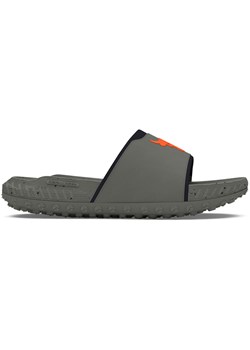 Klapki uniseks Under Armour UA Project Rock 3 SL - zielone ze sklepu Sportstylestory.com w kategorii Klapki męskie - zdjęcie 178082852