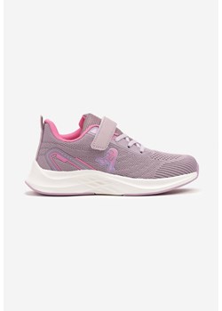 Fioletowe Buty Sportowe Sneakersy Ozdobione Naszywką Avelvesia ze sklepu born2be.pl w kategorii Buty sportowe dziecięce - zdjęcie 178091322