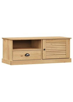 Sosnowa klasyczna szafka pod TV N2-Z57 ze sklepu Edinos.pl w kategorii Szafki RTV - zdjęcie 178091641