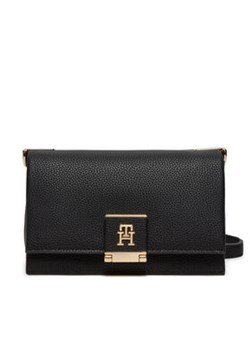 Tommy Hilfiger Torebka Her AW0AW17027 Czarny ze sklepu MODIVO w kategorii Listonoszki - zdjęcie 178092744