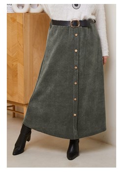 Curvy Lady Spódnica w kolorze khaki ze sklepu Limango Polska w kategorii Spódnice - zdjęcie 178093384