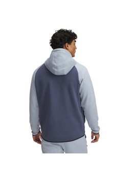 Męska bluza dresowa rozpinana z kapturem Under Armour UA Unstoppable Fleece Full-Zip - szara ze sklepu Sportstylestory.com w kategorii Bluzy męskie - zdjęcie 178095470