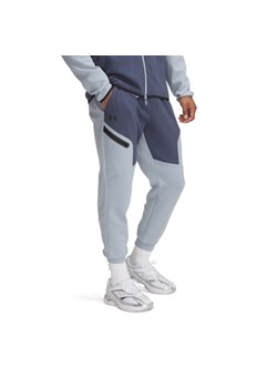 Męskie spodnie treningowe Under Armour UA Unstoppable Flc Jgr Eu - szare ze sklepu Sportstylestory.com w kategorii Spodnie męskie - zdjęcie 178095482